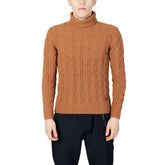 Gianni Lupo Brown Synthetic Turtleneck -   -  Gianni Lupo.